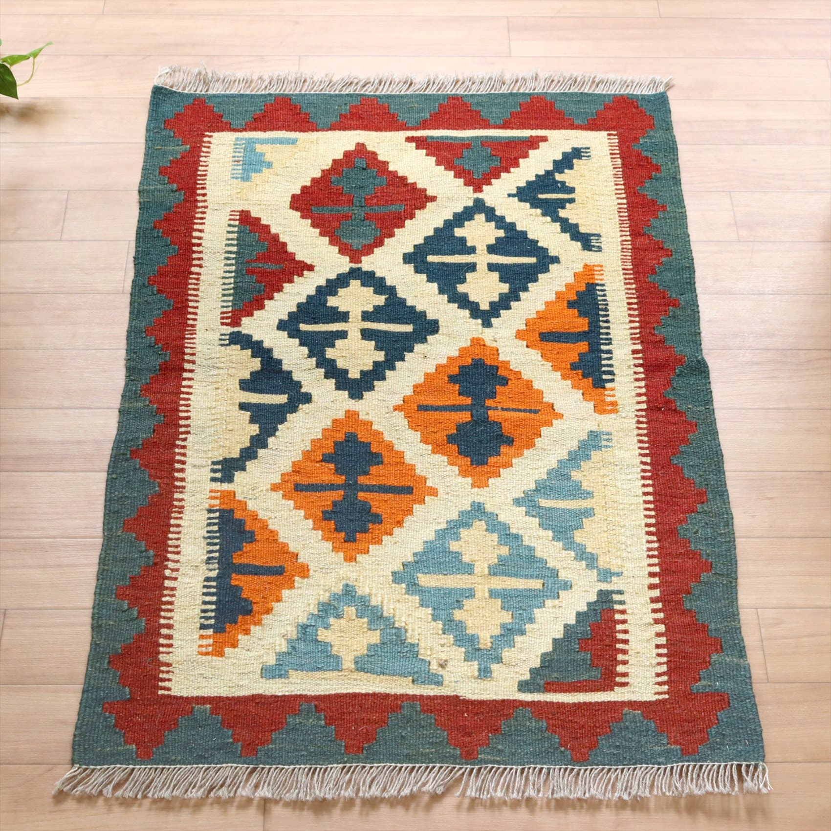 イラン手織りキリム カシュカイキリム 83×59cm