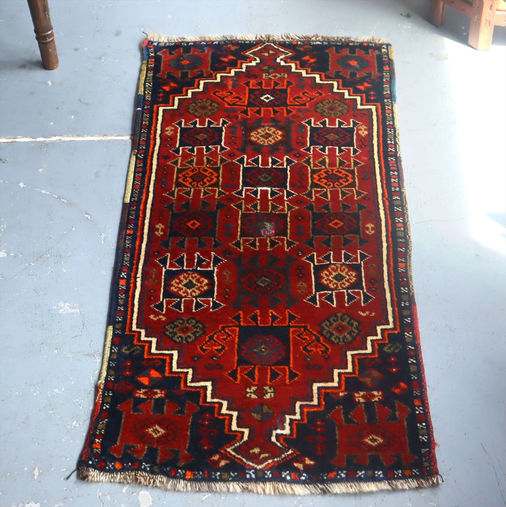 オールドカーペット　トルコ絨毯/ヤストゥク97×48cm マラテヤ