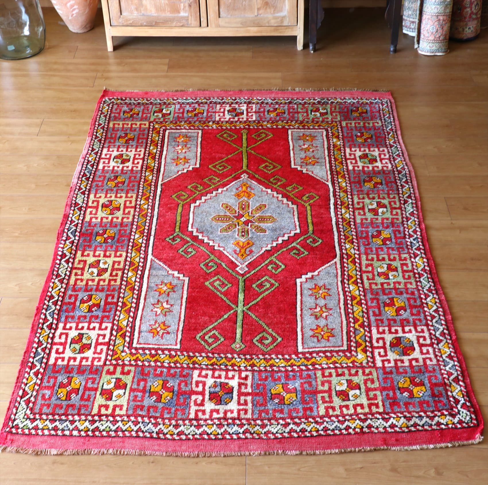 トルコじゅうたん・エリアラグ/オールドカーペット /