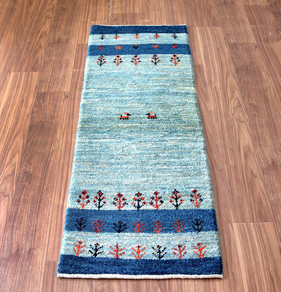 ギャッベ ザフラ Zahra145×51cm 生命の樹と山羊