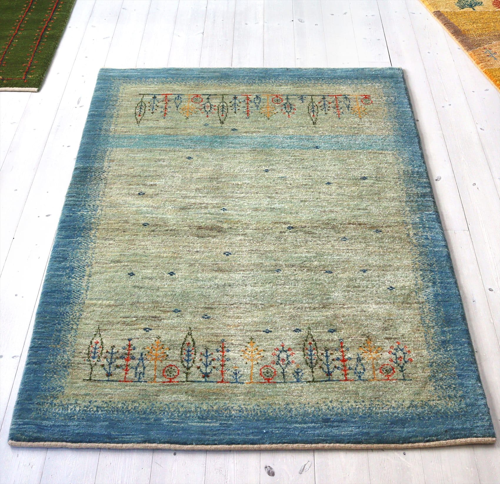 ギャッベ アマレ Amaleh157×104cm 色とりどりの樹々