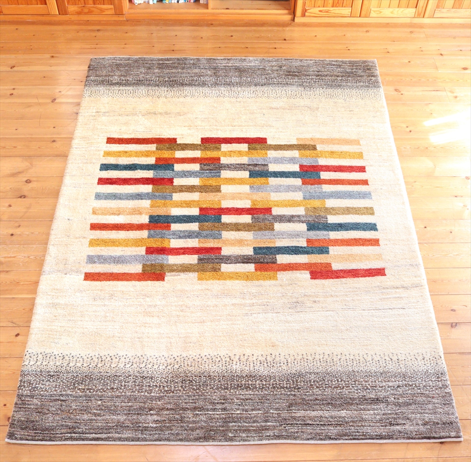 ギャッベ Gabbeh 231×169cm ザフラ Zahra 彩り豊かなモチーフ