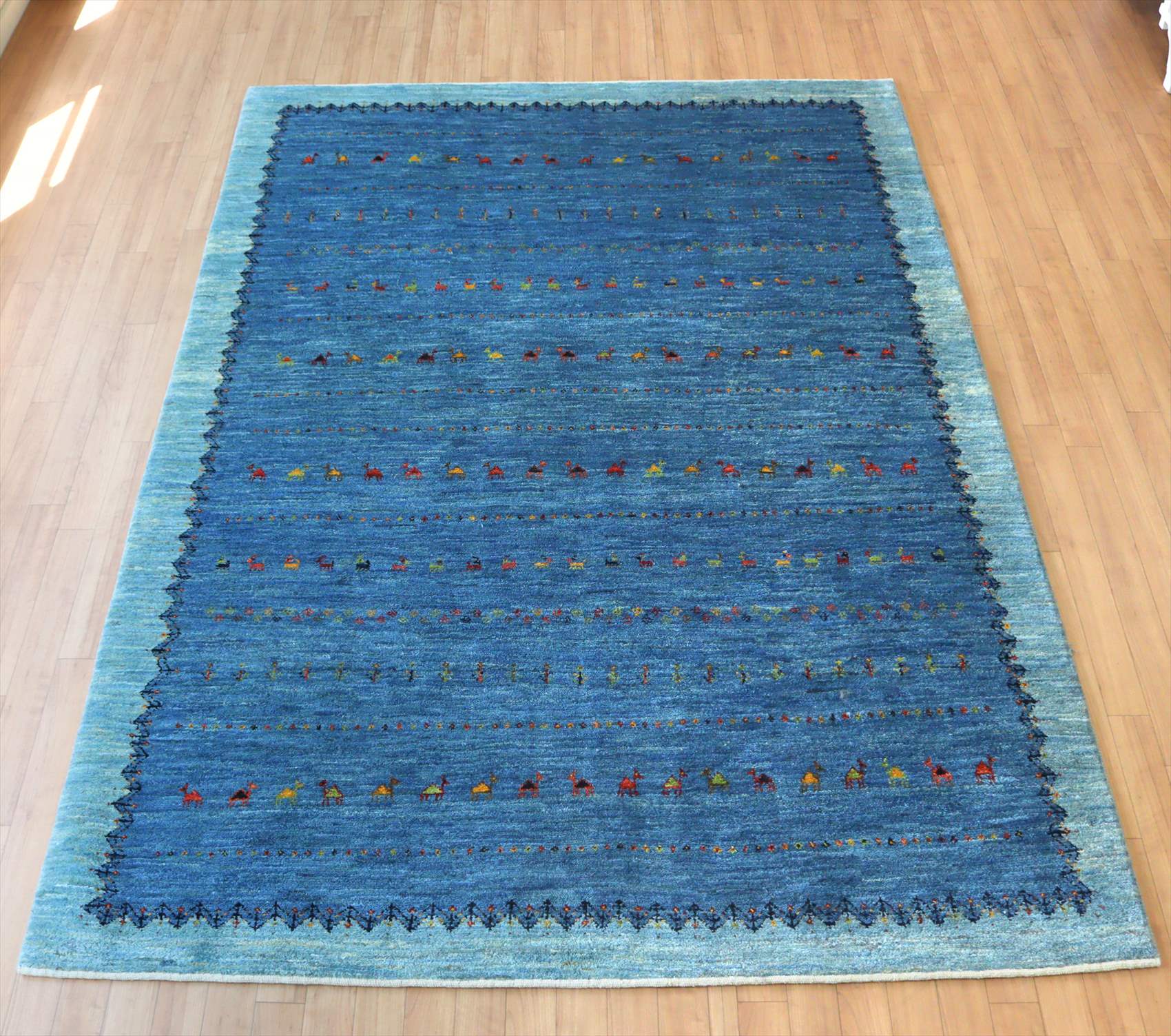 ギャベ Gabbeh 244×174cm アマレ Amaleh 山羊とラクダと生命の樹