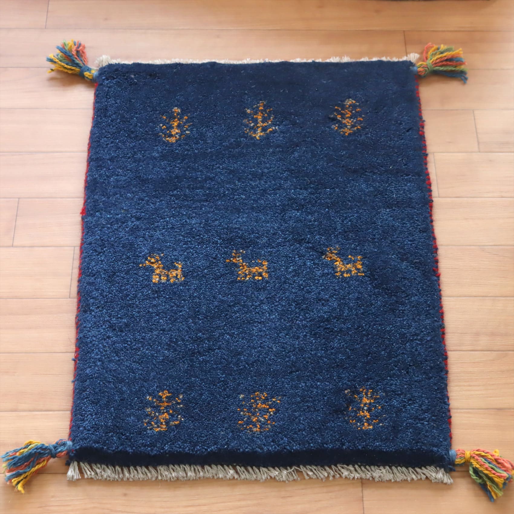 ギャッベ ミニサイズ59×42cm シンプルデザイン