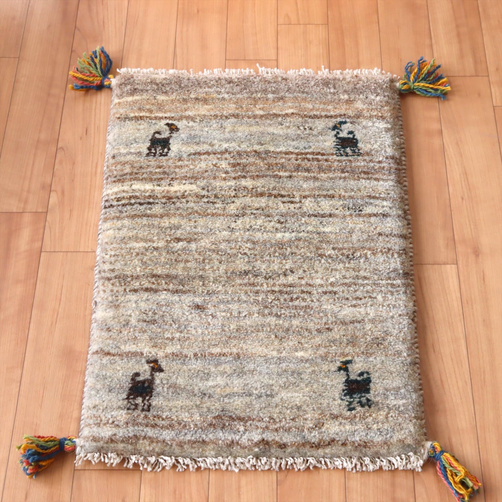 ギャッベ ミニサイズ60×39cm シンプルデザイン