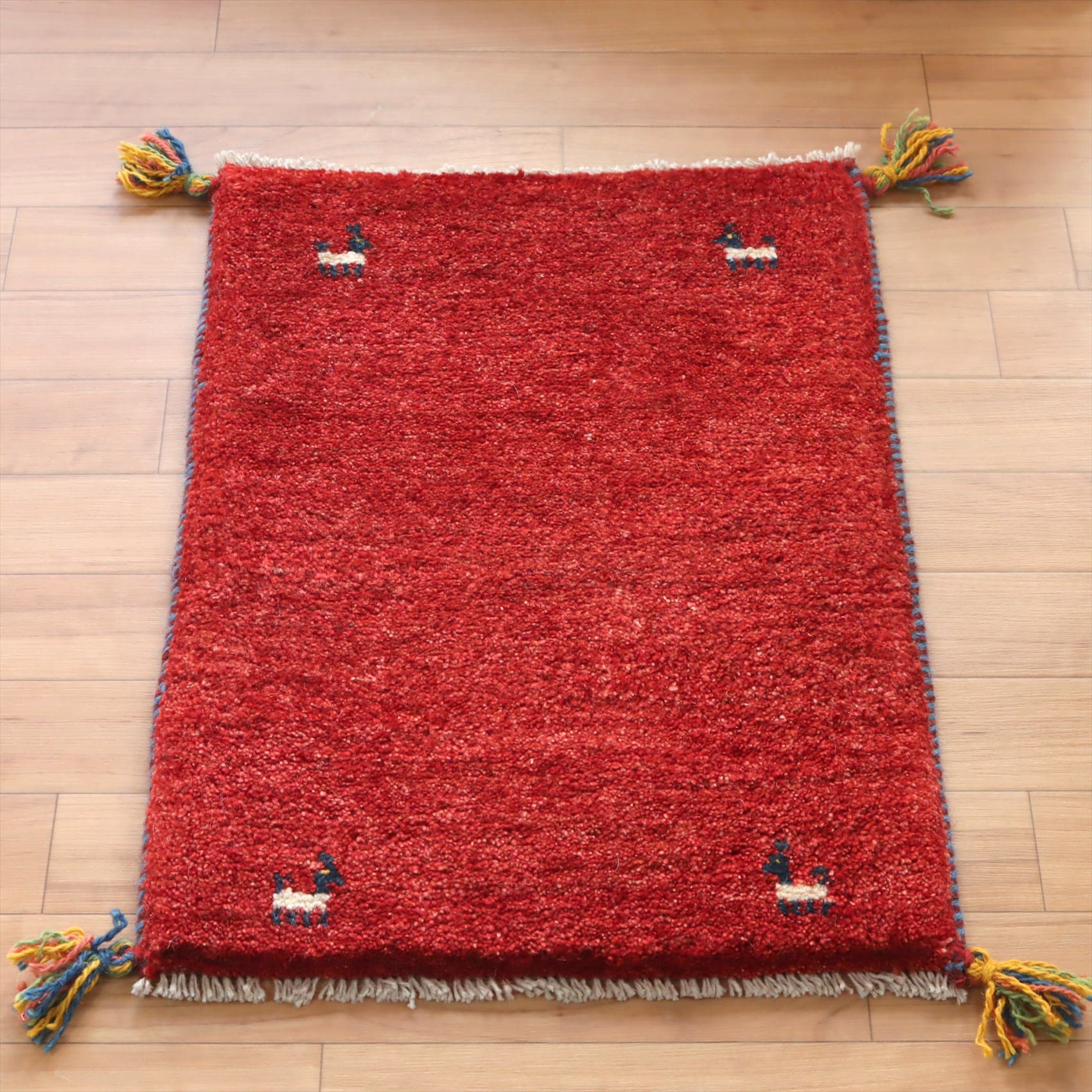 ギャッベ ミニサイズ58×43cm レッド