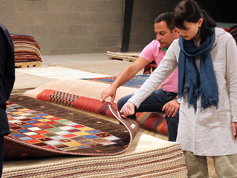 ギャッベのセレクト